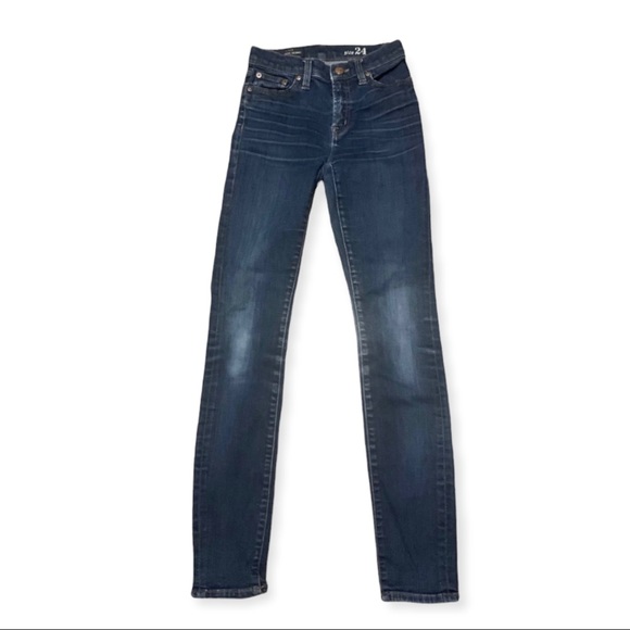 Women’s J.Crew High Rise Skinny Jeans Dark Wash - Picture 9 of 9